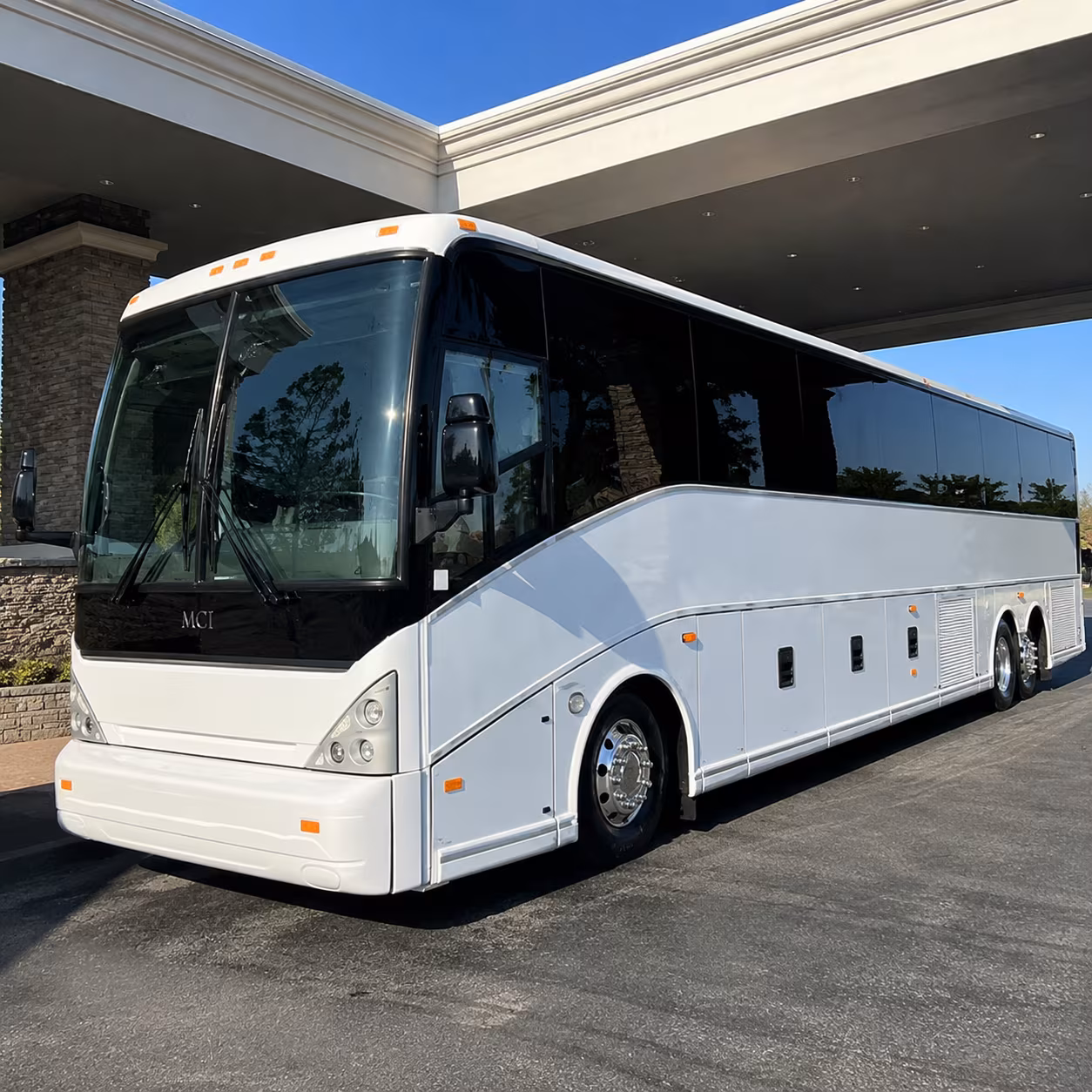choose the bus color size and amenities that match your wedding vision