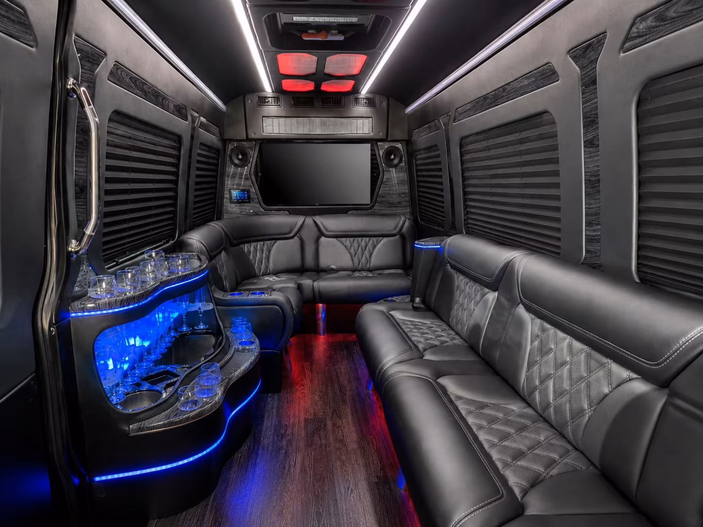 clovis private event transportation onboard seating
