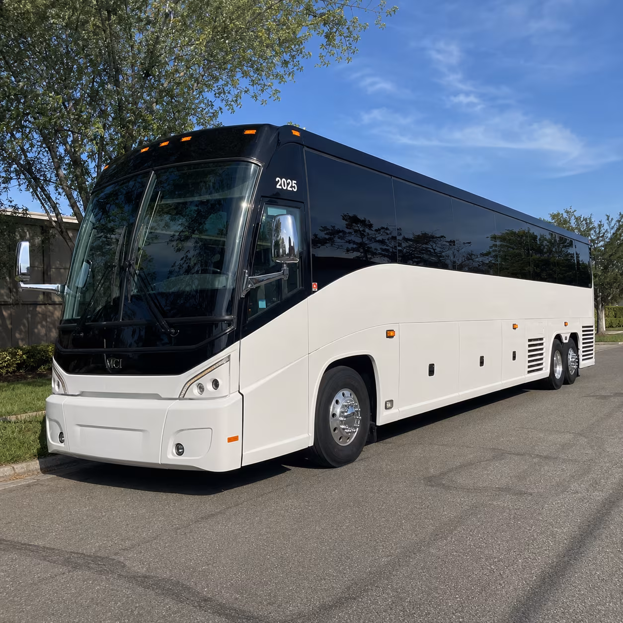 long distance bus rentals to los angeles and las vegas from clovis