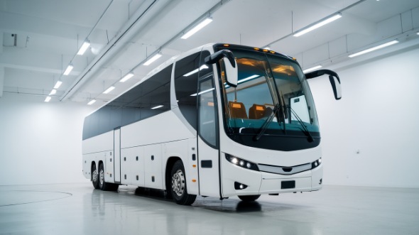 56 passenger charter bus exterior