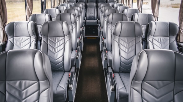 56 passenger charter bus interior madera