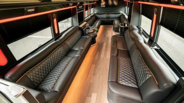 clovis party bus rental inside