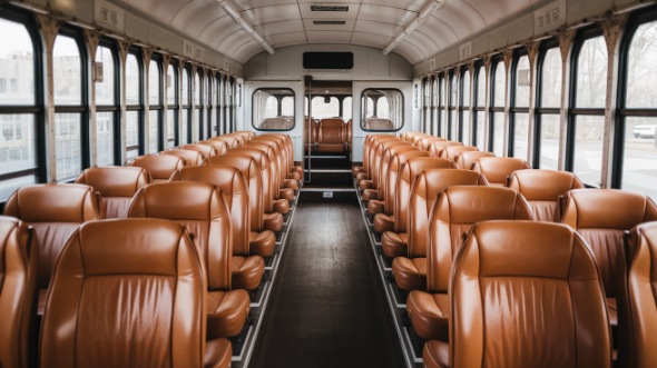 clovis school bus rental inside